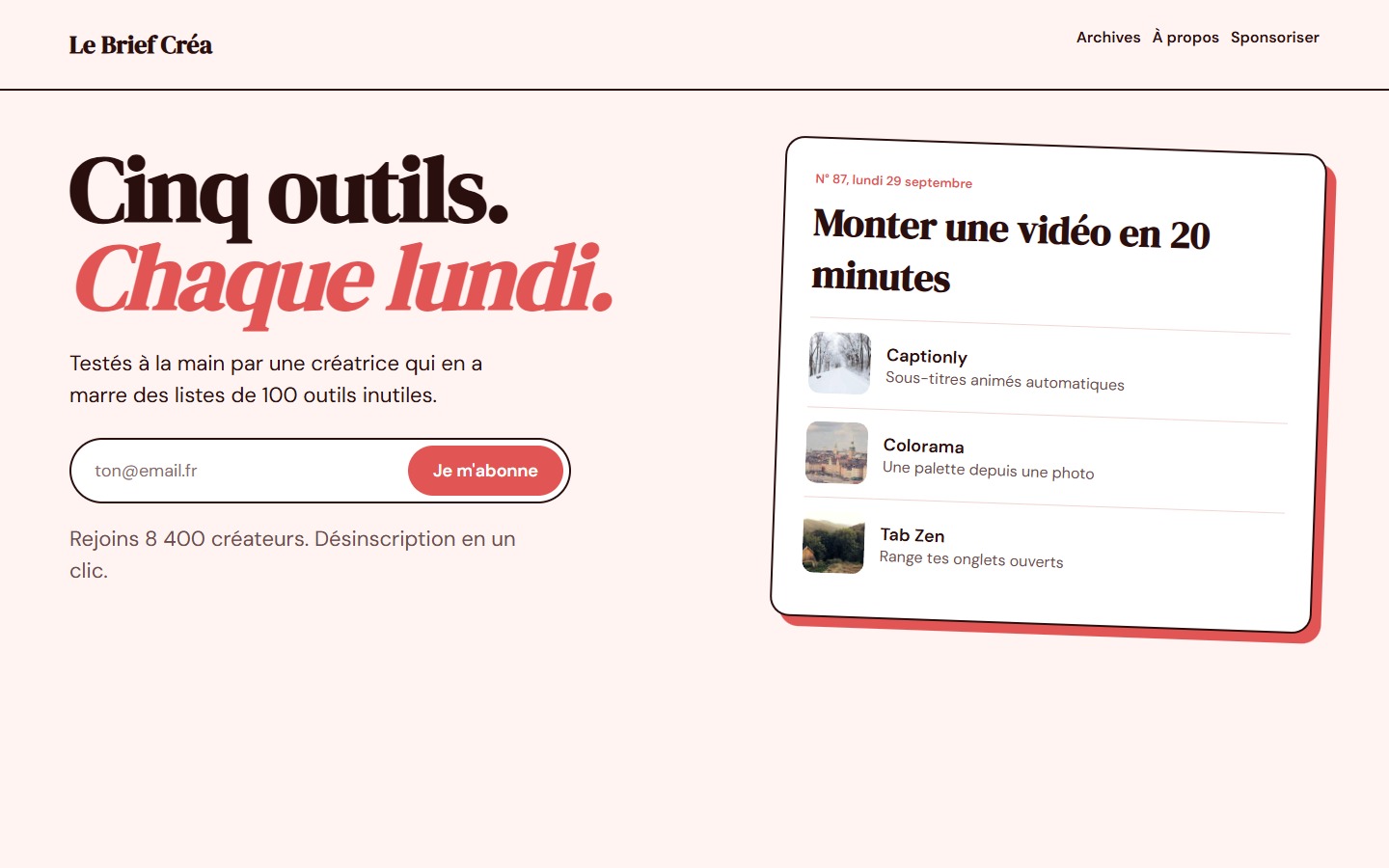 Le Brief Créa