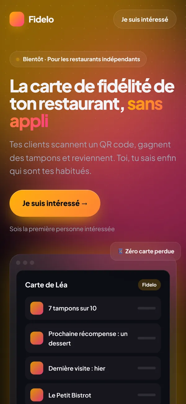 Capture du copilote produrise : Page de lancement : teste ton idée avant de développer